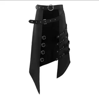 Falda Goth/Punk Negra Talla Única