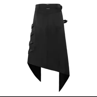 Falda Goth/Punk Negra Talla Única