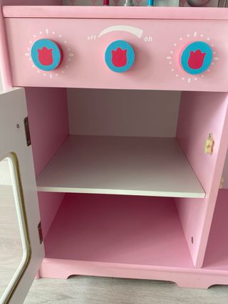 Cocinita de madera Imaginarium rosa