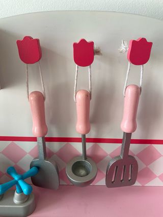 Cocinita de madera Imaginarium rosa