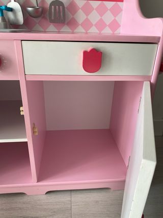 Cocinita de madera Imaginarium rosa