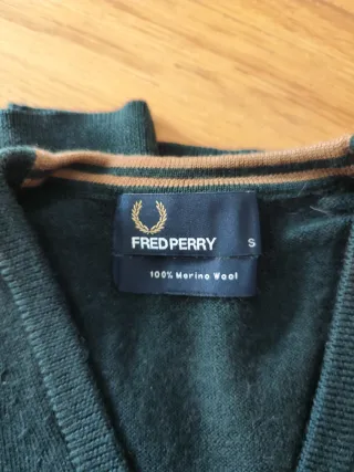 Jersey de pico Fred Perry | Verde |