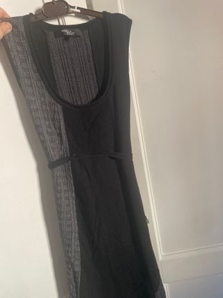 Marella Vestito Smanicato Lana Asimmetrico