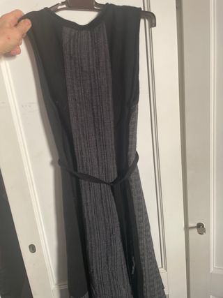 Marella Vestito Smanicato Lana Asimmetrico