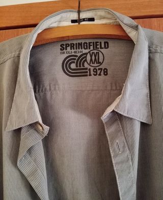 Camisa Springfield Gris Talla XXL