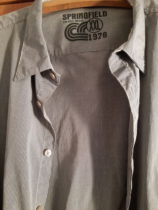 Camisa Springfield Gris Talla XXL