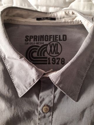 Camisa Springfield Gris Talla XXL