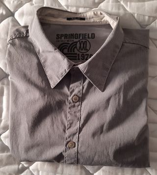 Camisa Springfield Gris Talla XXL