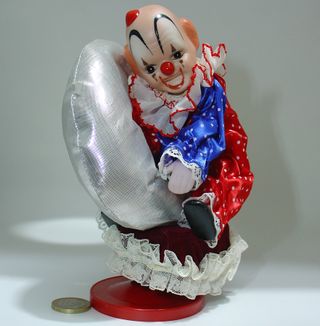 Carillon Clown Vintage Pagliacci Bajazzo Luna Bozo
