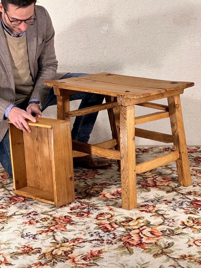 Mesa Tocinera Antigua Madera