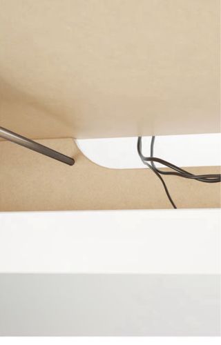 Escritorio blanco modular en L