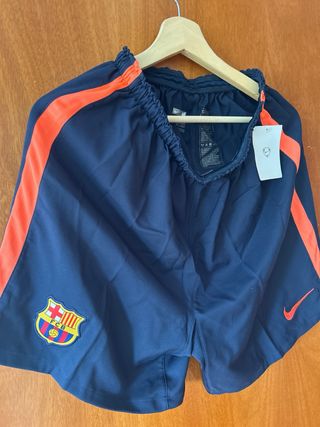 Pantalón Corto FCB Barça Nike Azul Naranja