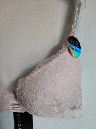 Sujetador New Yorker Super Push 100B Rosa