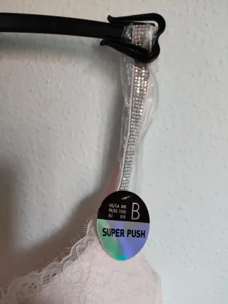 Sujetador New Yorker Super Push 100B Rosa