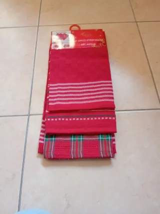 Set 3 Strofinacci Cucina Natalizi