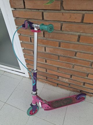 Patinete Oxelo rosa y morado 5-8años