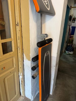 Banco abdominales y pesas top life discover