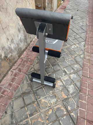 Banco abdominales y pesas top life discover