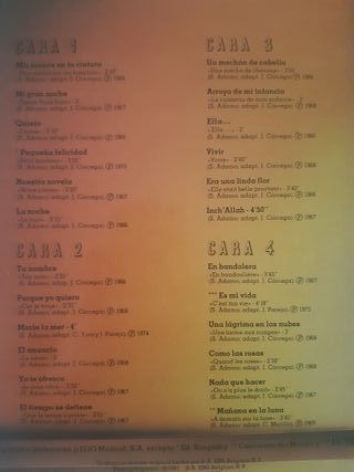 Doble Vinilo Adamo en Español