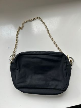 Bolso Bimba y Lola negro cadena dorada