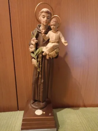 Statua San Antonio da Padova vintage