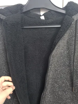 Chaqueta Sudadera Hombre Talla M Gris Oscuro