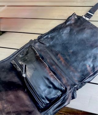 Borsa Mandarina Duck Nera Pelle usata