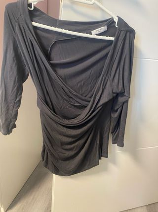 Blusa Zara Blanca Talla M