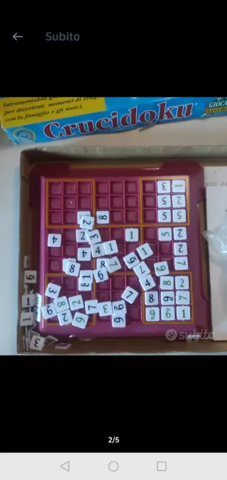 Crucidoku - Gioco da tavolo completo