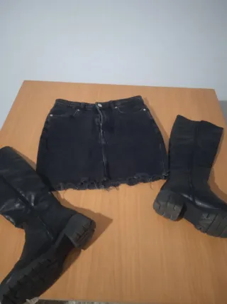 Botas altas mujer negras