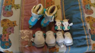 Patines infantiles en línea + protecciones