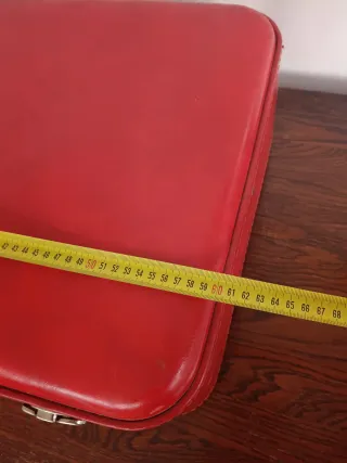 Maleta Roja Vintage-retro