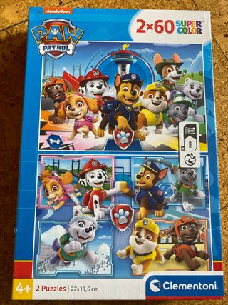 2 Puzzles Patrulla Canina 60 piezas +4 años