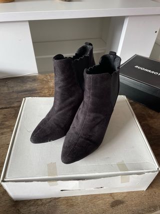 Botines Tacón Negros