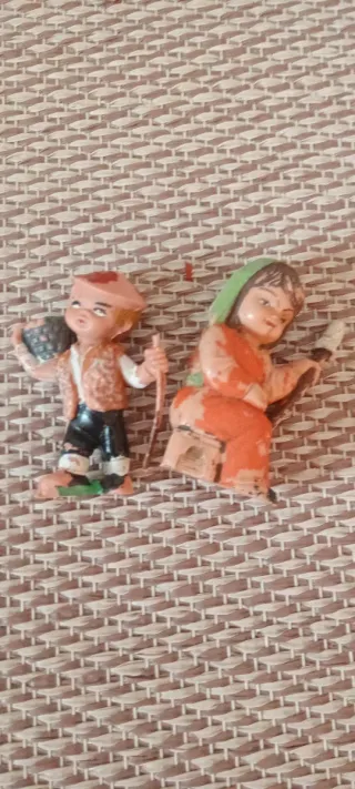 Lote de figuras belén antiguas