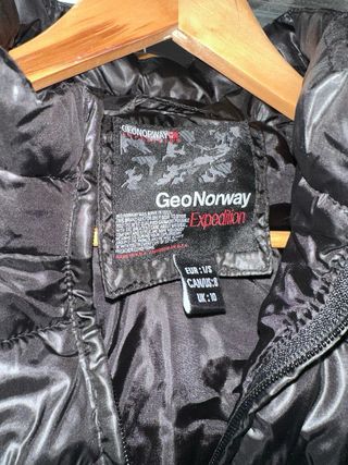 Chaleco acolchado Geo Norway negro