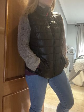 Chaleco acolchado Geo Norway negro