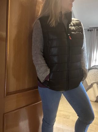 Chaleco acolchado Geo Norway negro