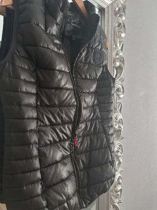 Chaleco acolchado Geo Norway negro