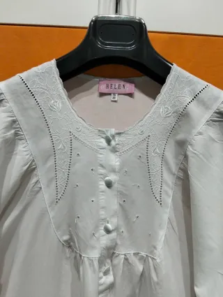 Camicia da notte vintage bianca taglia XXL