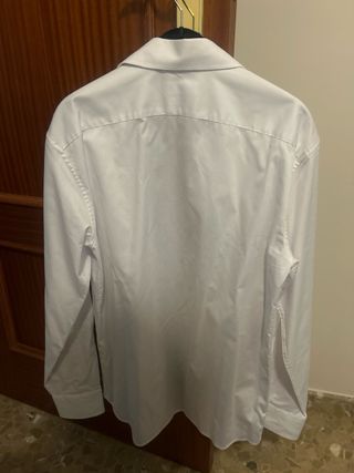 Camisa Zara Hombre Blanca Regular Fit
