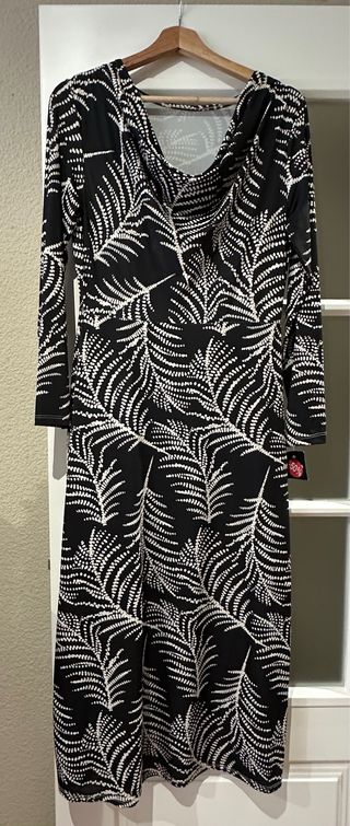 Vestido de punto estampado