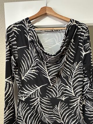 Vestido de punto estampado