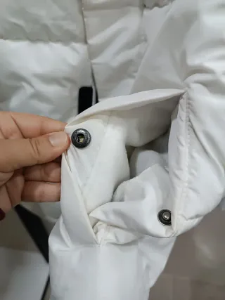 Anorak Hombre Pull&Bear Negro/Blanco Talla XS