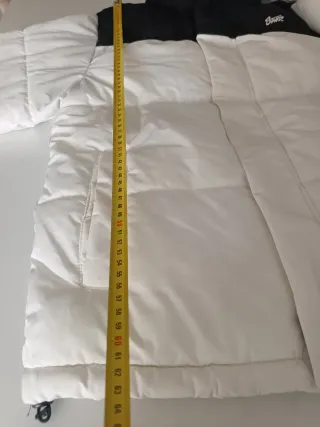 Anorak Hombre Pull&Bear Negro/Blanco Talla XS