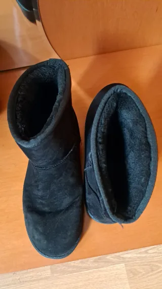 Botines ante negros talla 41