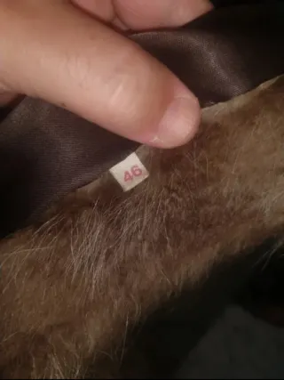 Abrigo peludo DASCO Talla XXXL (46)