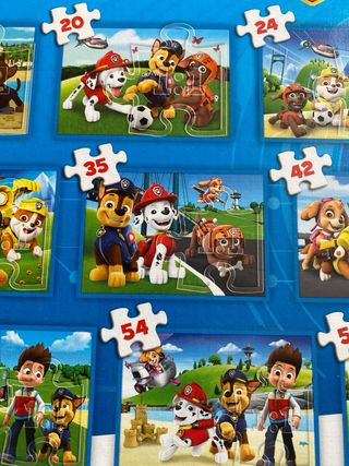 9 Puzzles Patrulla Canina Trefl +4 Años