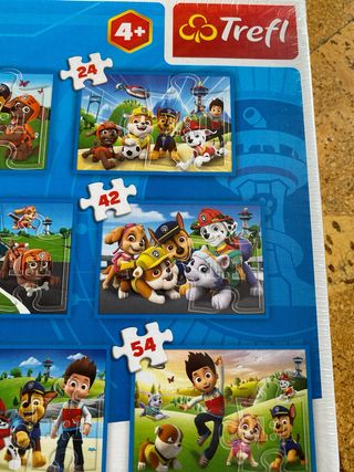 9 Puzzles Patrulla Canina Trefl +4 Años