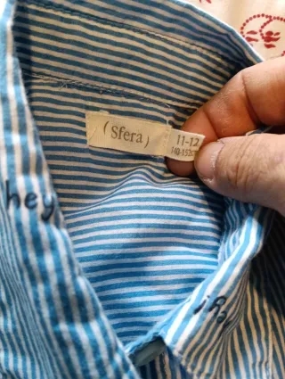 Camisa de rayas para niña